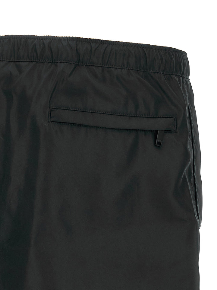 Valentino Garavani Black Polyamide Swim Shorts