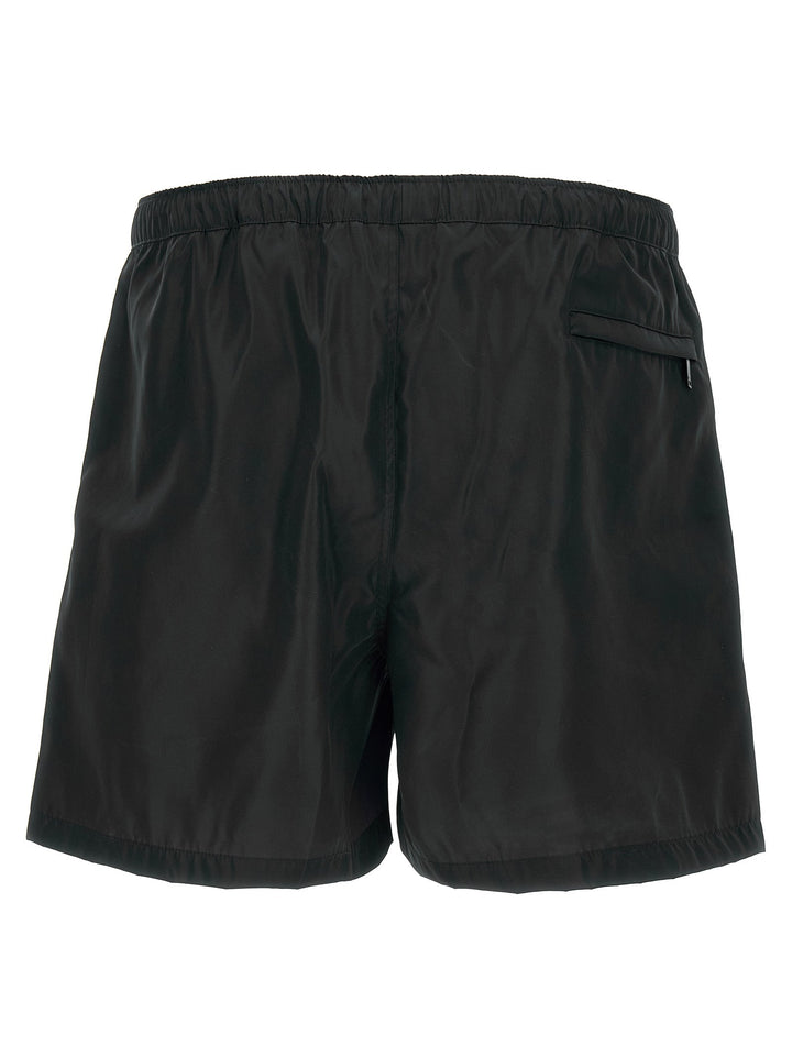 Valentino Garavani Black Polyamide Swim Shorts
