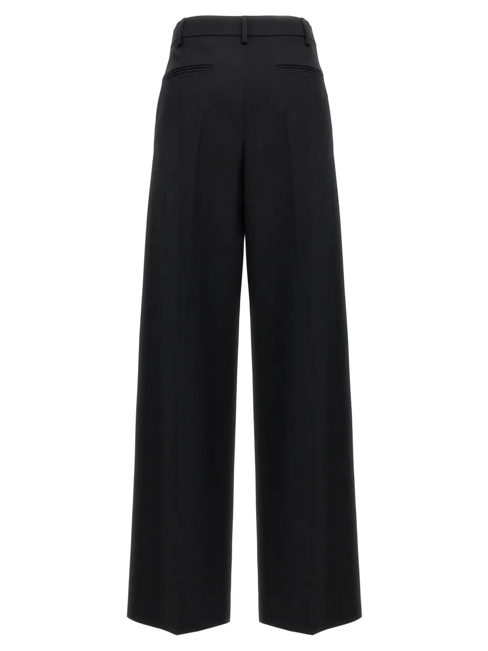 Valentino Garavani Black Virgin Wool Dress Pants