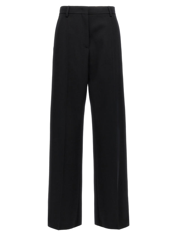 Valentino Garavani Black Virgin Wool Dress Pants
