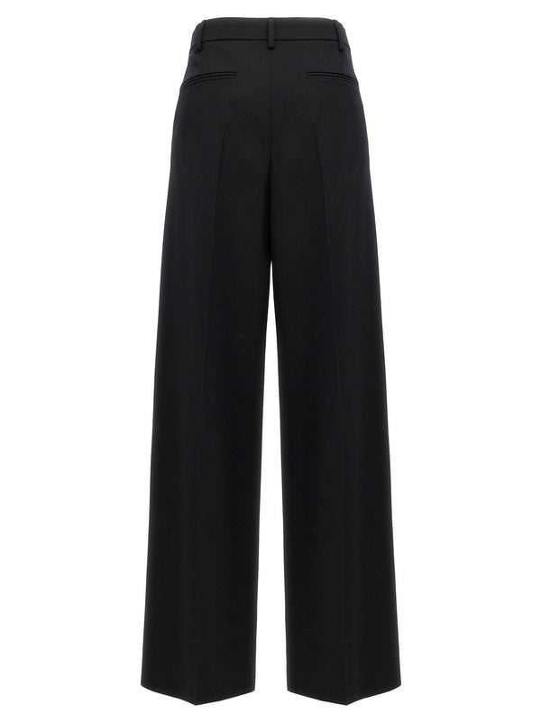 Valentino Garavani Black Virgin Wool Dress Pants