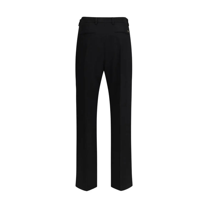 Men’s Valentino Garavani Black Wool Oves Aries Dress Pants