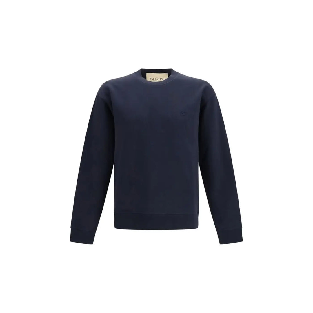 Valentino Garavani Blue Cotton Sweatshirt