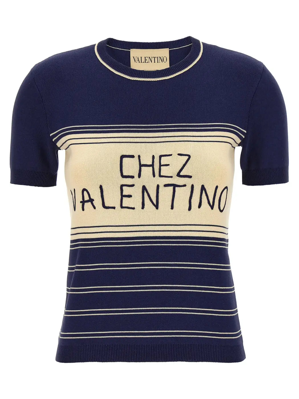 Valentino Garavani Blue Cotton T-shirt