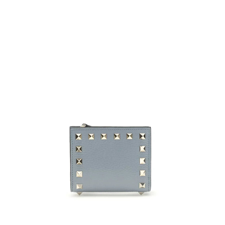 Valentino Garavani Blue Lamb Ovis Aries Wallet