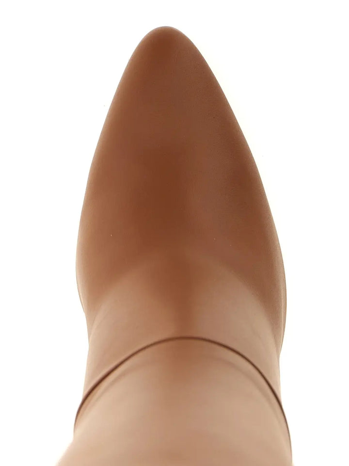 Valentino Garavani Brown Calfskin Over the Knee