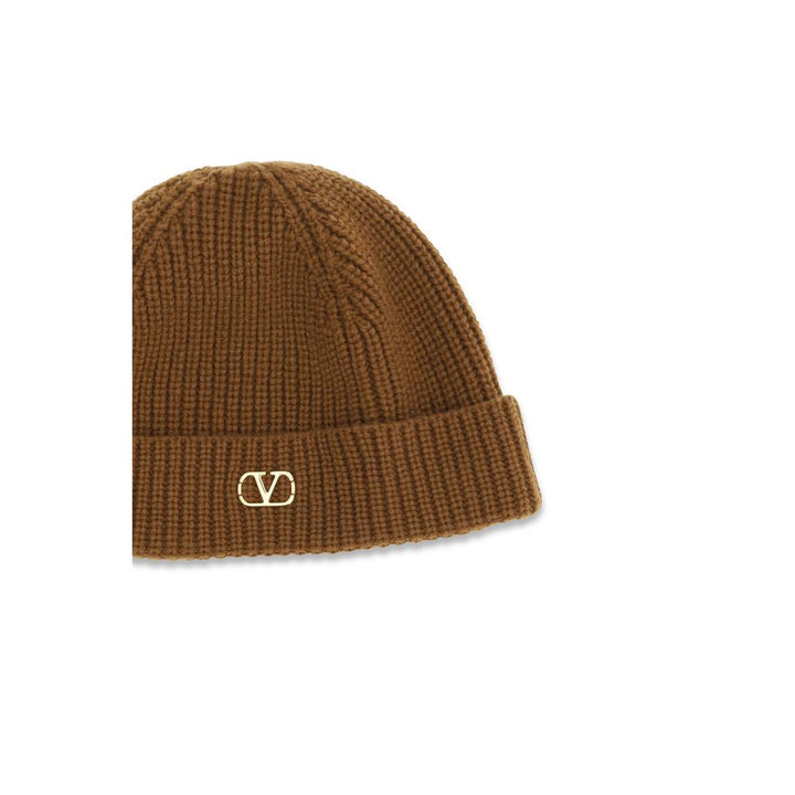 Valentino Garavani Brown Cashmere Beanie