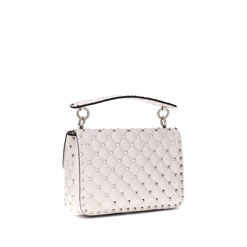 Valentino Garavani Cream Lamb Ovis Aries Shoulder Bag