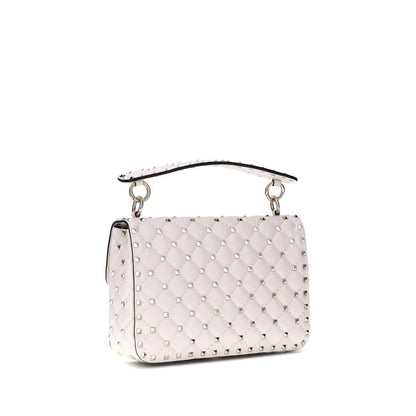 Valentino Garavani Cream Lamb Ovis Aries Shoulder Bag