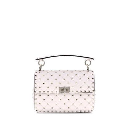 Valentino Garavani Cream Lamb Ovis Aries Shoulder Bag