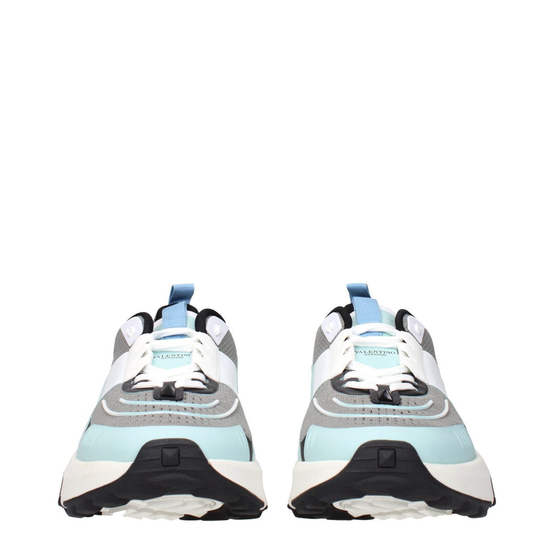 Valentino Garavani Gray Fabric Athletic Sneakers
