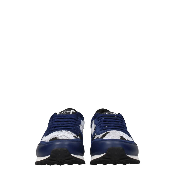 Valentino Garavani Gray Fabric Athletic Sneakers