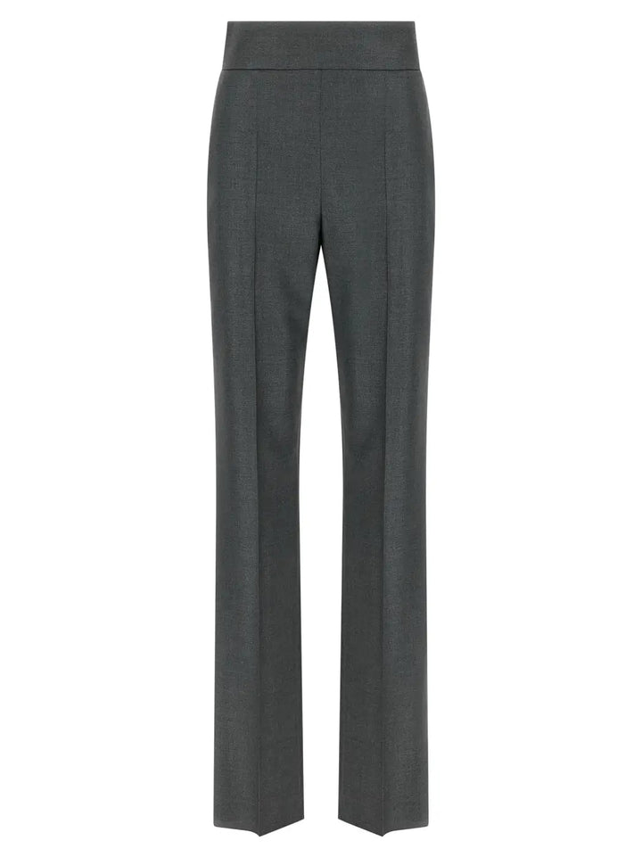 Valentino Garavani Gray Virgin Wool Dress Pants