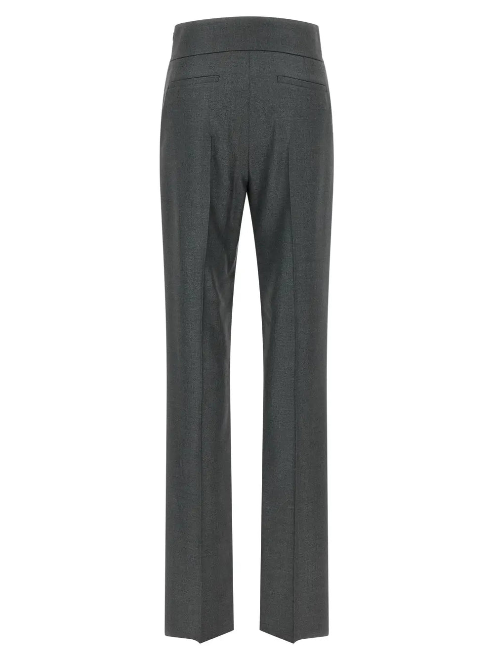 Valentino Garavani Gray Virgin Wool Dress Pants