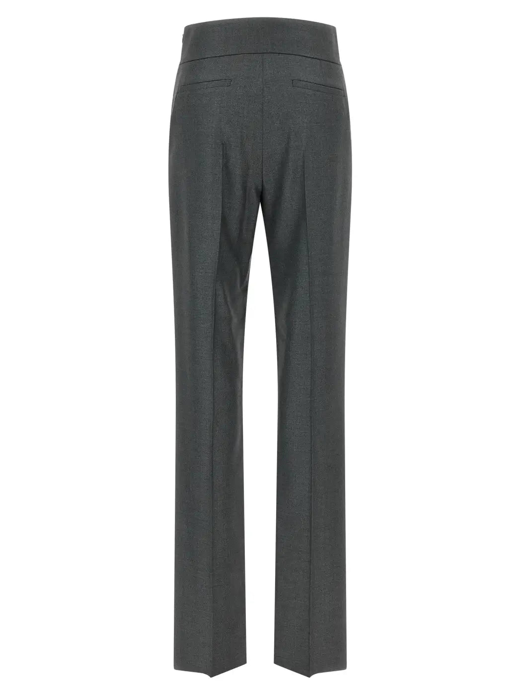 Valentino Garavani Gray Virgin Wool Dress Pants