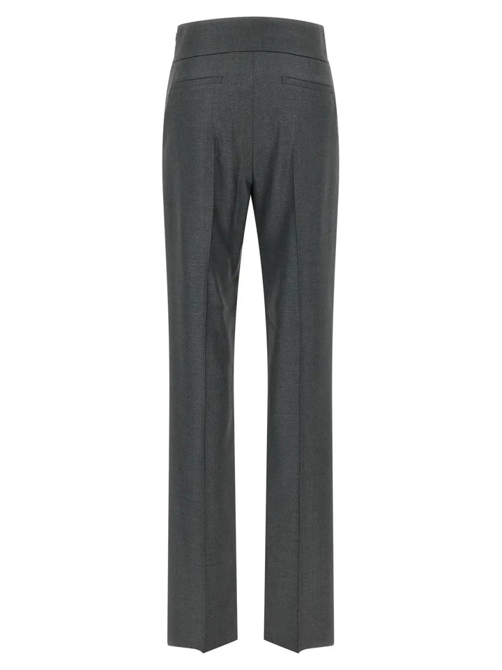 Valentino Garavani Gray Virgin Wool Dress Pants