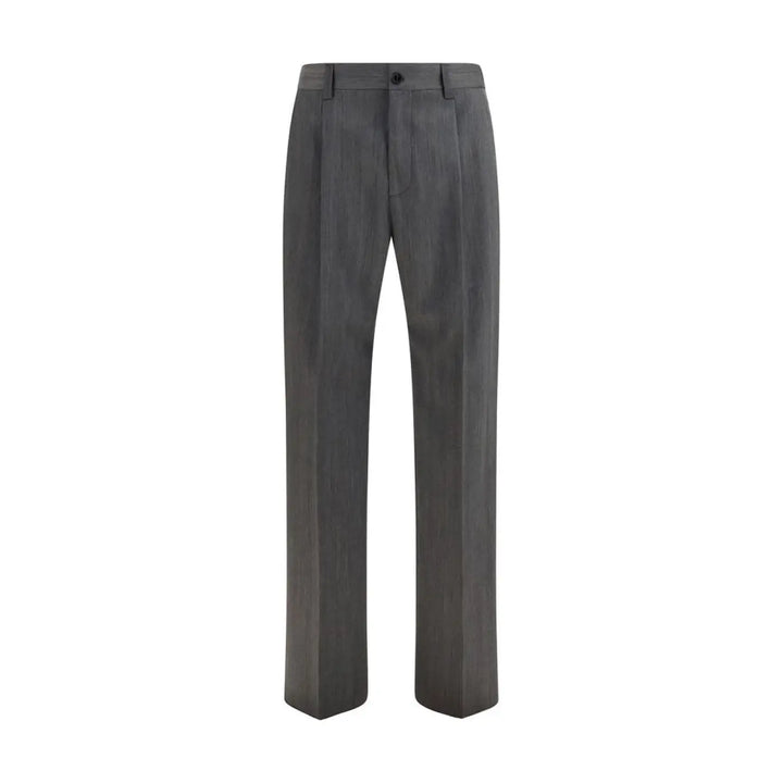 Valentino Garavani Gray Wool Oves Aries Dress Pants