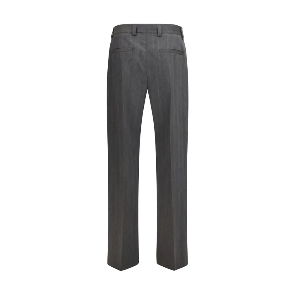 Valentino Garavani Gray Wool Oves Aries Dress Pants