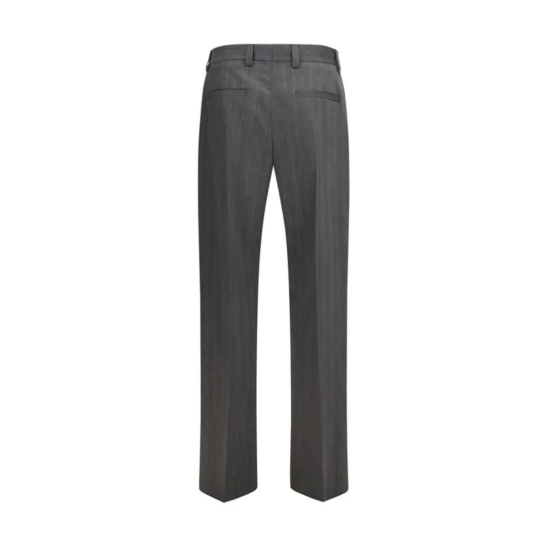 Valentino Garavani Gray Wool Oves Aries Dress Pants
