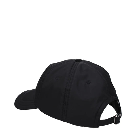 Valentino Garavani HDA10LRA0NO Black Hat with Iconic Front Logo