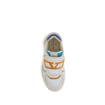 Valentino Garavani Multicolor Calf Leather Bos Taurus Athletic Sneakers