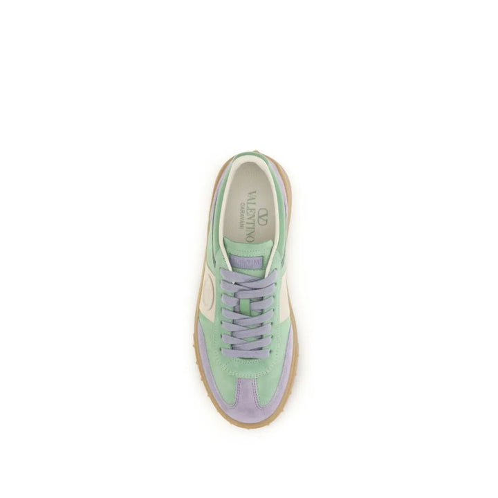 Valentino Garavani Multicolor Calf Leather Bos Taurus Low Top Sneakers