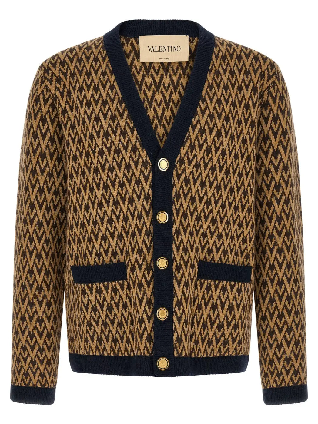 Valentino Garavani Multicolor Cashmere Cardigan
