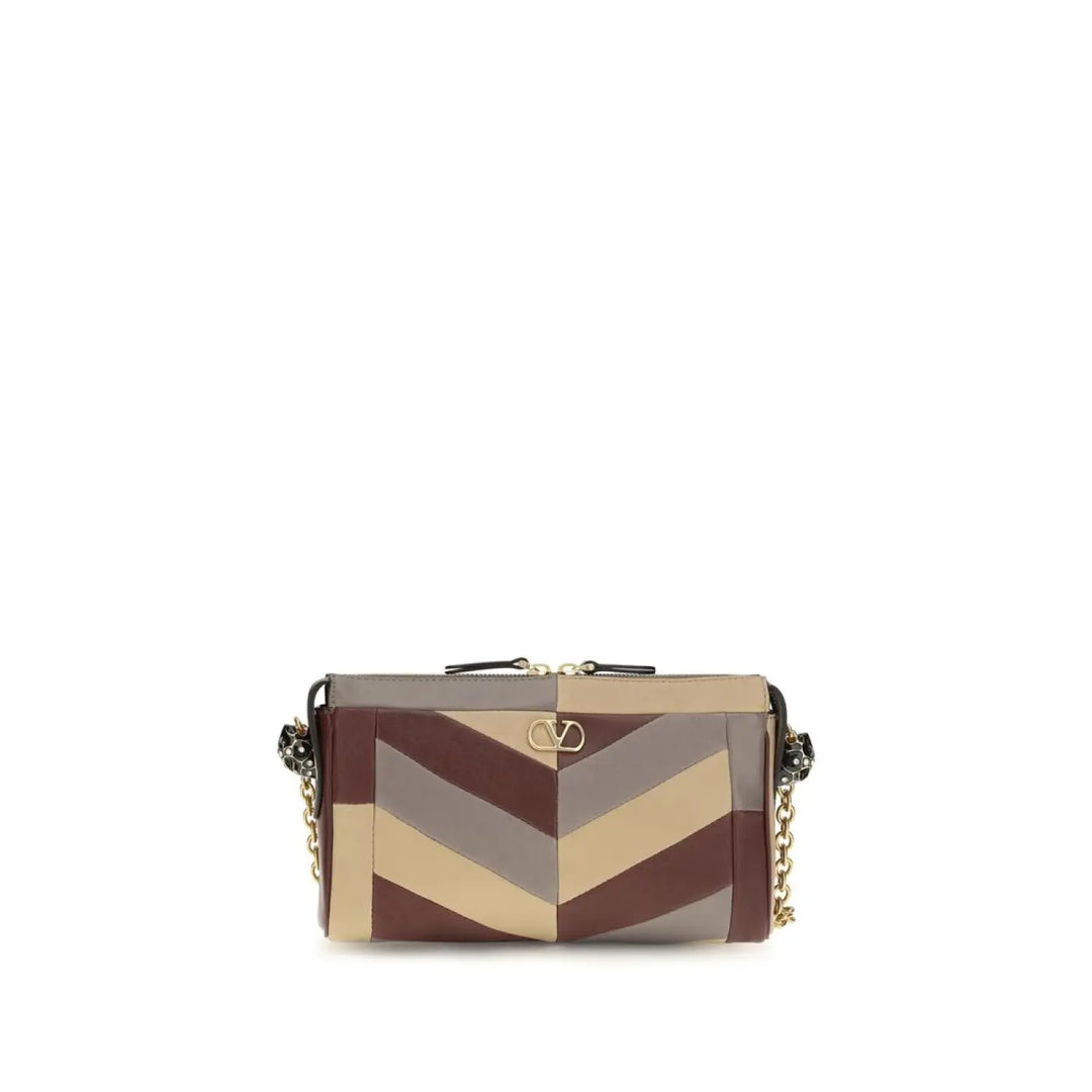 Valentino Garavani Multicolor Napa Leather / Calf Bos Taurus Shoulder Bag