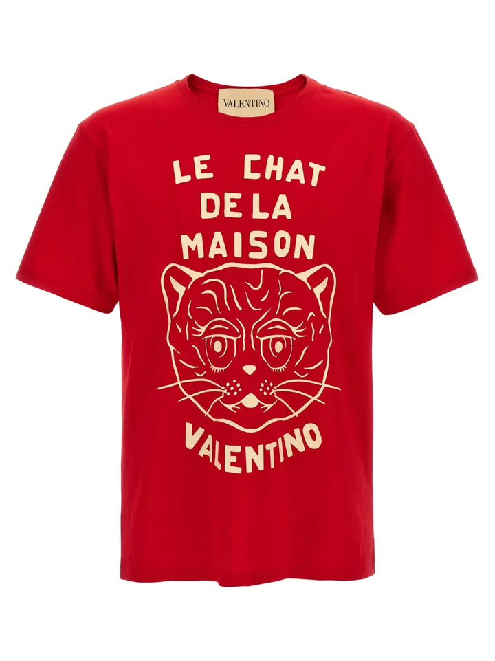 Valentino Garavani Red Cotton T-shirt