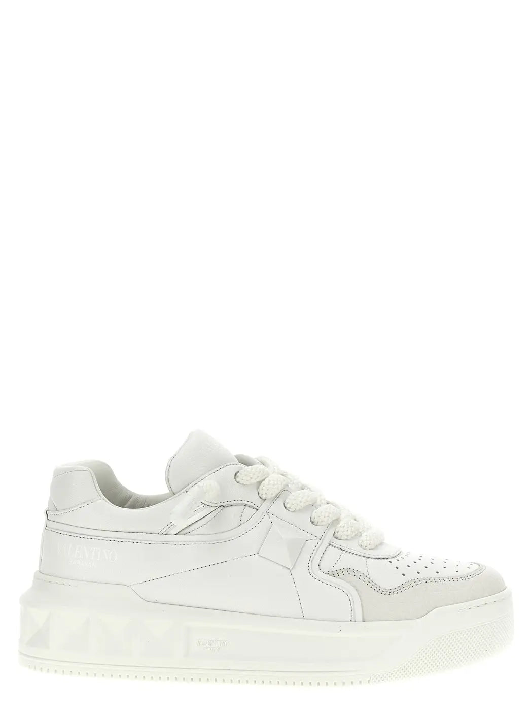 Valentino Garavani White Calfskin Chunky Sneakers