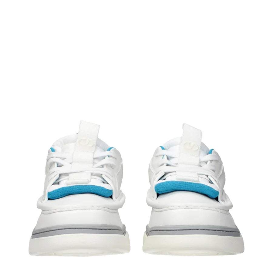 Valentino Garavani White Leather Low Top Sneakers