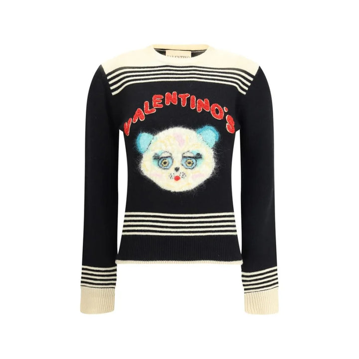 Valentino Multicolor Fleece Wool Sweatshirt