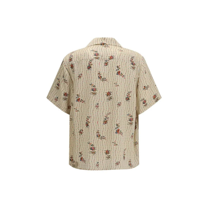 Valentino Multicolor Silk Pattern Shirt