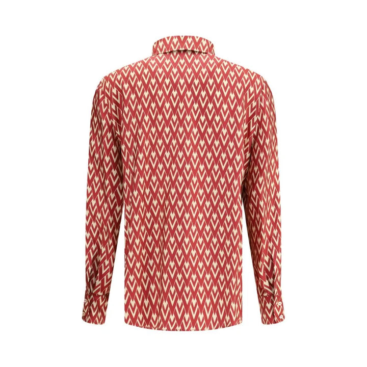 Valentino Multicolor Silk Pattern Shirt