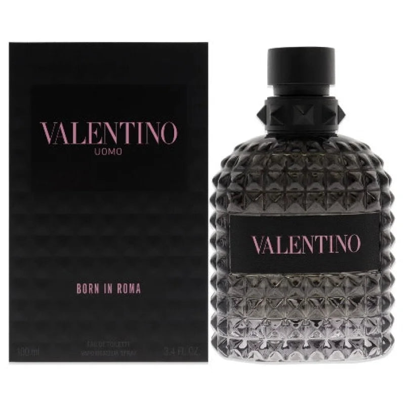 Valentino Men’s Cologne - Uomo Born In Roma Fresh Woody Fragrance Sensation