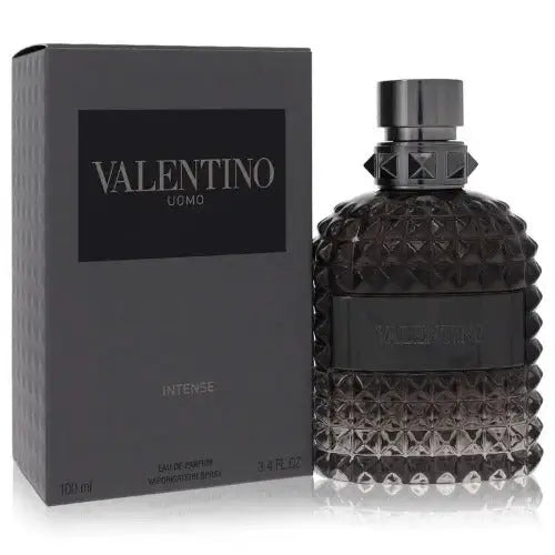 Experience the Bold Allure of Valentino Uomo Intense with Black Leather Men’s Cologne