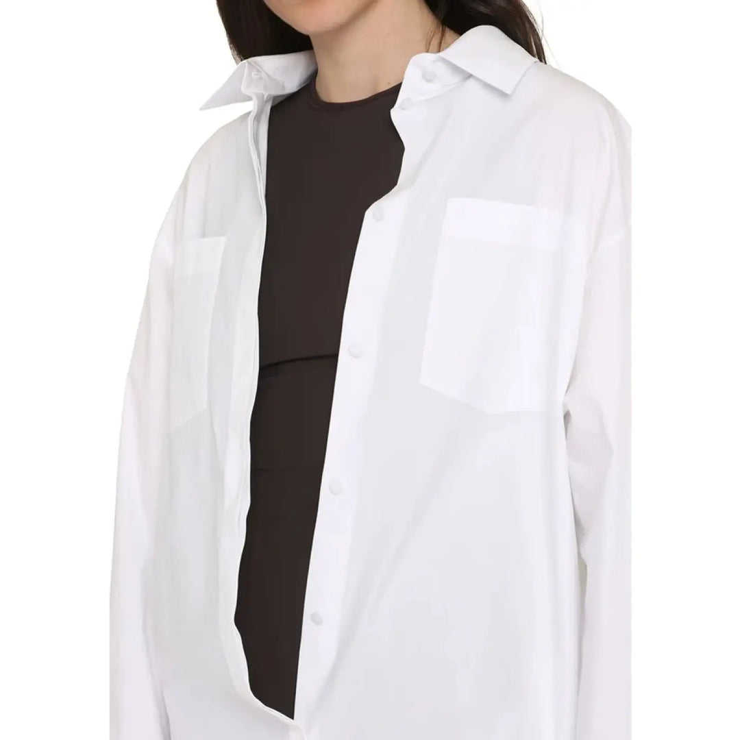 Valentino White Cotton Casual Dress
