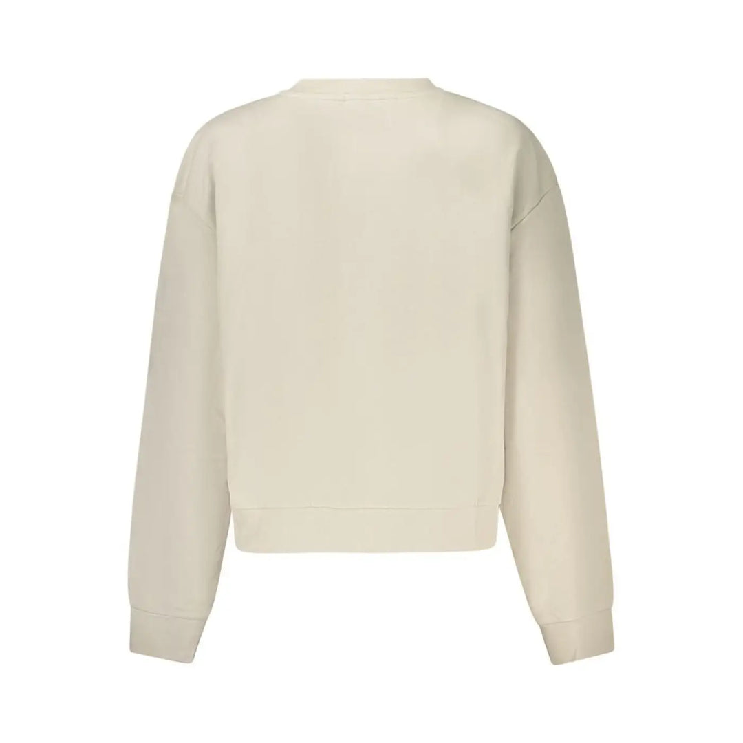 Vans Beige Cotton Women Sweatshirt