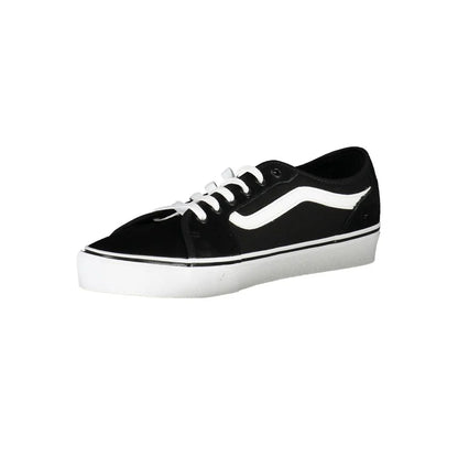 Vans Black Polyester Athletic Sneakers