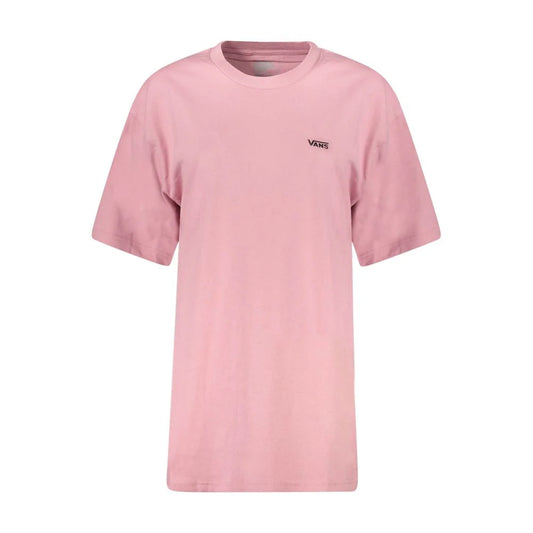 Vans Pink Cotton Women T-Shirt