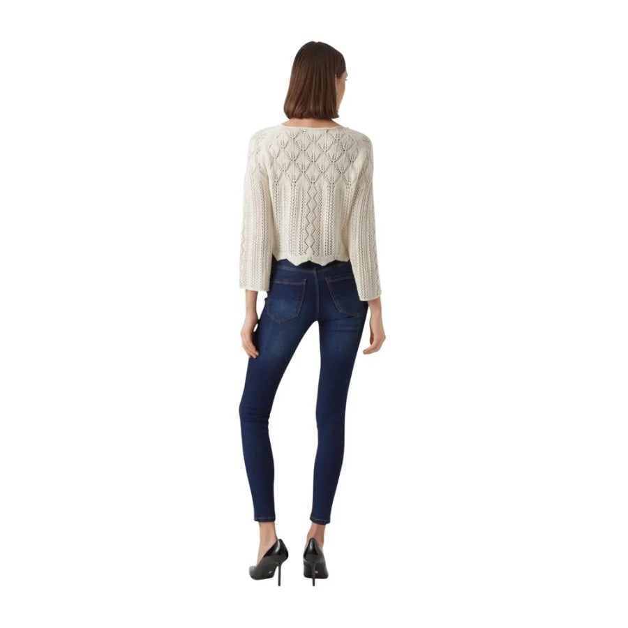 Vero Moda Beige Cotton Sweatshirt