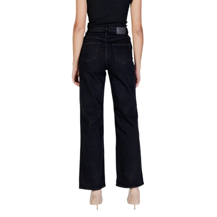 Vero Moda Black Cotton Mom Jeans