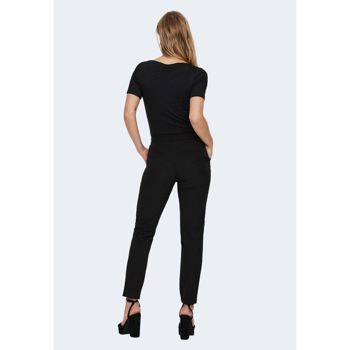 Vero Moda - Black Viscose T-Shirt