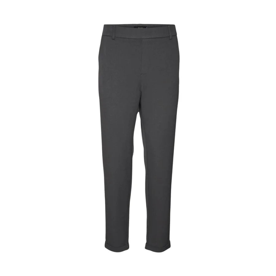 Vero Moda Gray Polyester Casual Pants