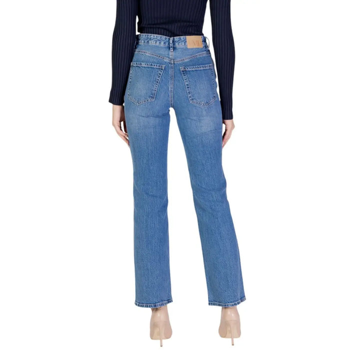 Vero Moda Light Blue Cotton Mom Jeans