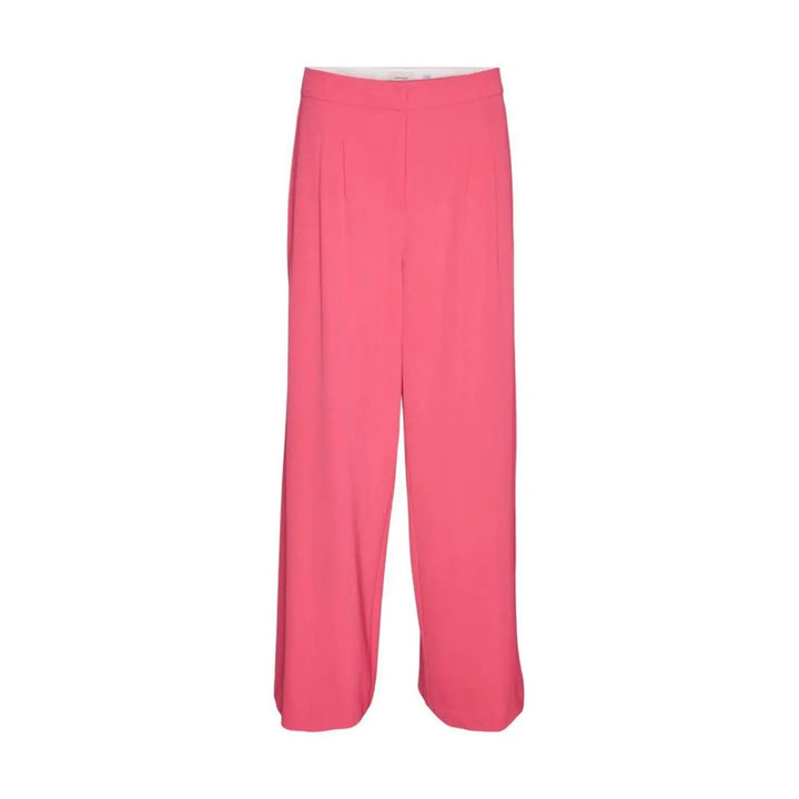 Vero Moda Pink Polyester Casual Pants