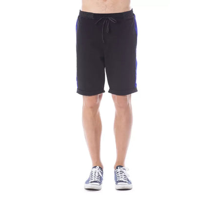 Verri Black Cotton Men’s Short