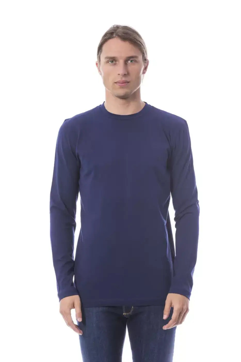 Verri Blue Cotton Men T-Shirt