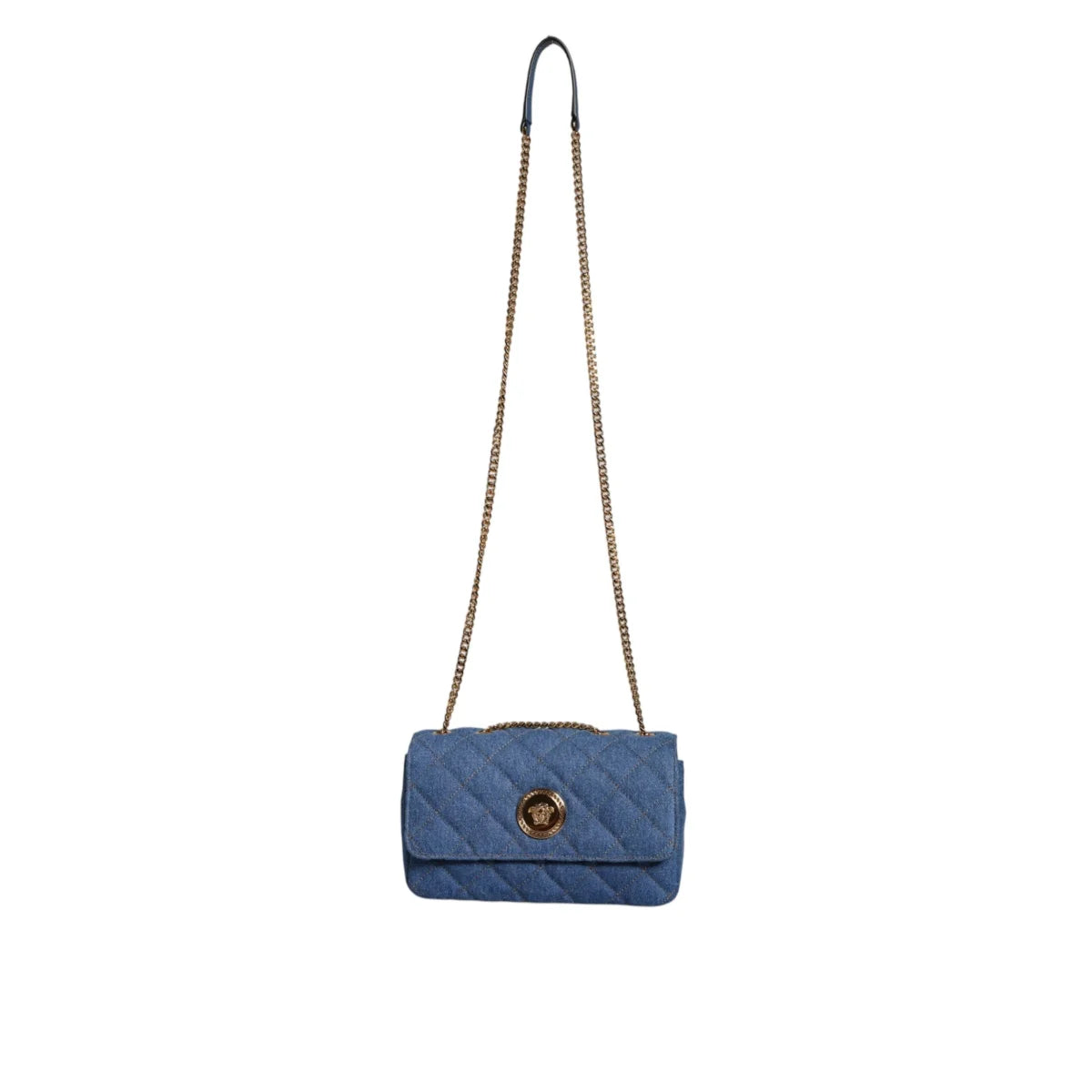 Versace Bags with Iconic Brand Logo in Stunning Solid Colors