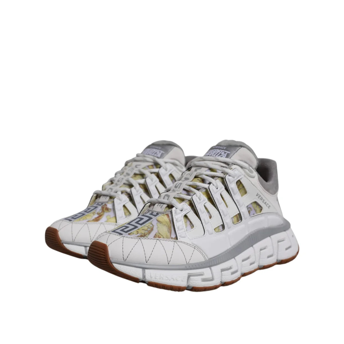 Versace Barocco Trigreca Sneakers Iconic Style with 3D Greca Pattern
